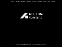 Tablet Screenshot of aidshilfe-konstanz.de